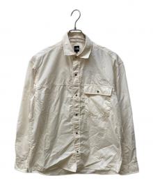 THE NORTH FACE（ザ ノース フェイス）の古着「ロングスリーブヌプシシャツ」｜アイボリー