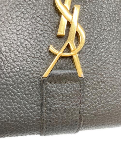 Yves Saint Laurent（イヴサンローラン）Yves Saint Laurent (イヴサンローラン) 2つ折り財布 グレーの古着・服飾アイテム