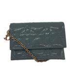 Christian Diorクリスチャン ディオール）の古着「カナージュ/ショルダーウォレット」｜ブルー