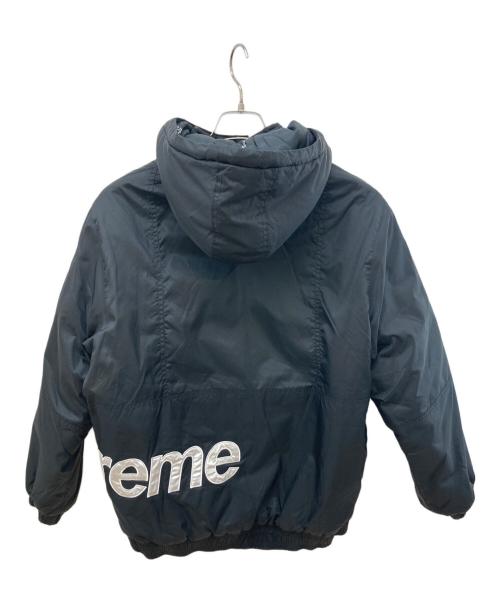 SUPREME（シュプリーム）Supreme (シュプリーム) Sideline Logo Parka/ロゴ中綿ジャケット ブラック サイズ:Sの古着・服飾アイテム