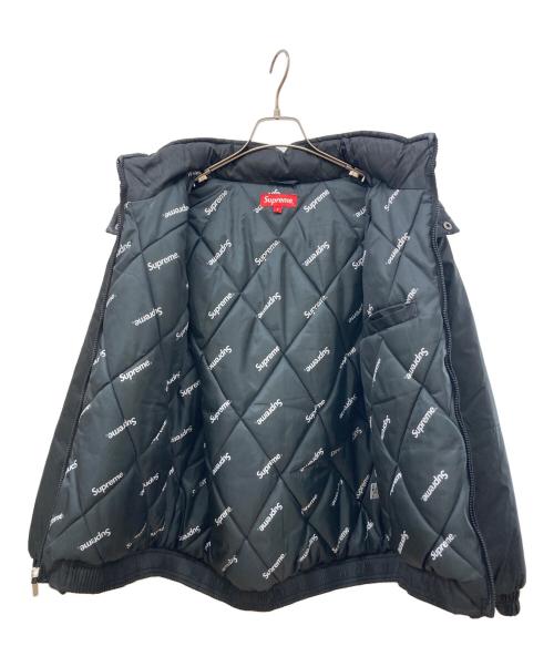 SUPREME（シュプリーム）Supreme (シュプリーム) Sideline Logo Parka/ロゴ中綿ジャケット ブラック サイズ:Sの古着・服飾アイテム