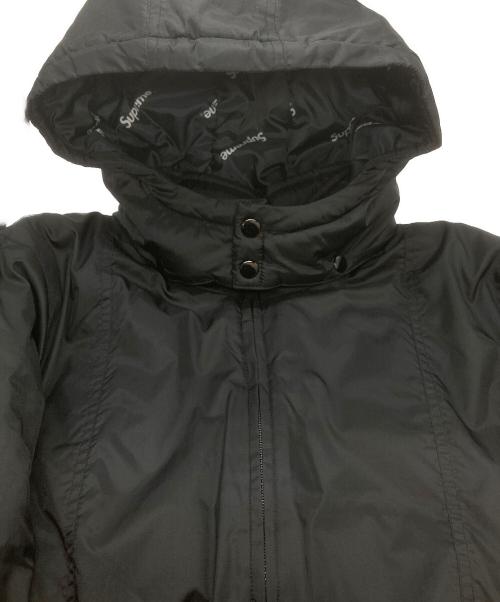 SUPREME（シュプリーム）Supreme (シュプリーム) Sideline Logo Parka/ロゴ中綿ジャケット ブラック サイズ:Sの古着・服飾アイテム
