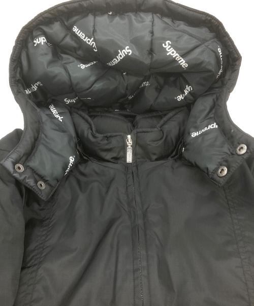 SUPREME（シュプリーム）Supreme (シュプリーム) Sideline Logo Parka/ロゴ中綿ジャケット ブラック サイズ:Sの古着・服飾アイテム