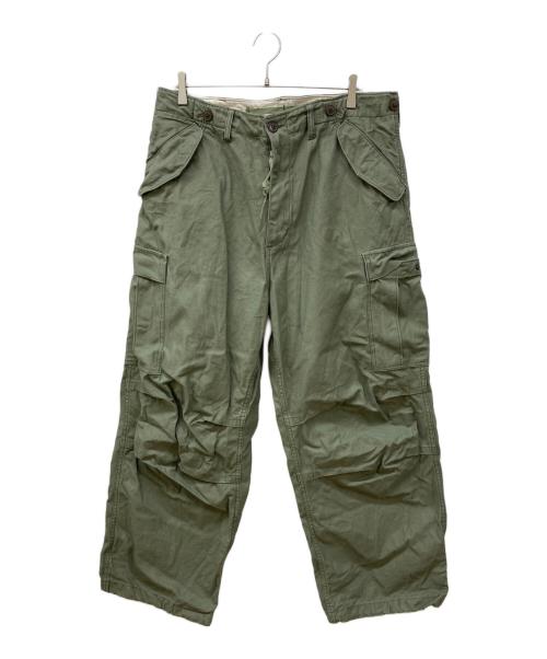US ARMY（ユーエスアーミー）US ARMY (ユーエスアーミー) M-65フィールドパンツ グリーン サイズ:Ｌの古着・服飾アイテム