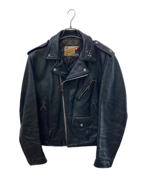 Schott（ショット）Schott (ショット) 618ダブルライダースジャケット ブラック サイズ:Mの古着・服飾アイテム