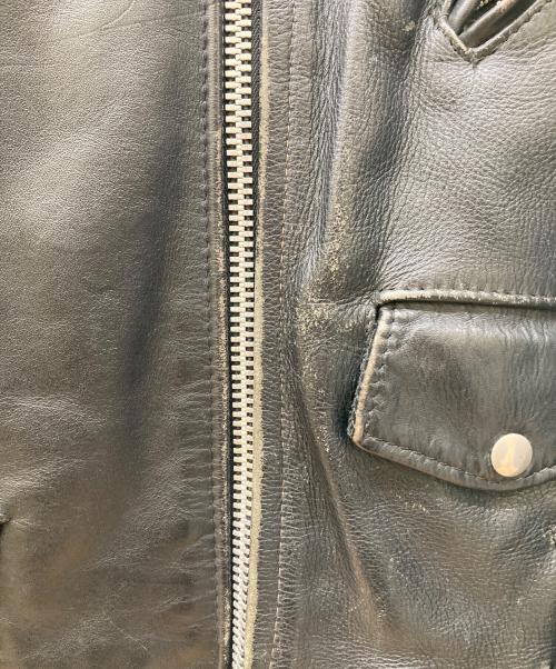 Schott（ショット）Schott (ショット) 618ダブルライダースジャケット ブラック サイズ:Mの古着・服飾アイテム