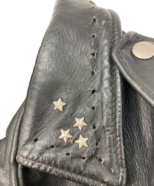 Schott（ショット）Schott (ショット) 618ダブルライダースジャケット ブラック サイズ:Mの古着・服飾アイテム