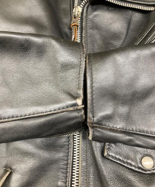 Schott（ショット）Schott (ショット) 618ダブルライダースジャケット ブラック サイズ:Mの古着・服飾アイテム