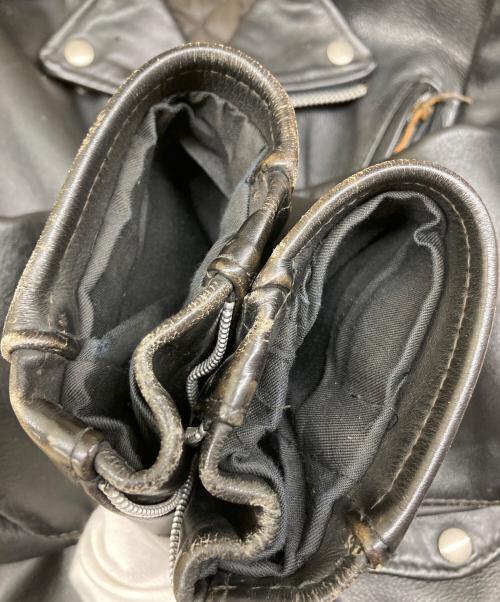 Schott（ショット）Schott (ショット) 618ダブルライダースジャケット ブラック サイズ:Mの古着・服飾アイテム