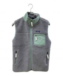 Patagonia（パタゴニア）の古着「クラシック・レトロX・ベスト/ボアベスト」｜グレー×グリーン