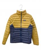 Patagoniaパタゴニア）の古着「ダウン・セーター/ダウンジャケット」｜マスタード×ネイビー