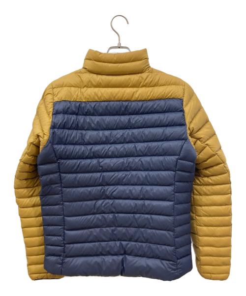 Patagonia（パタゴニア）Patagonia (パタゴニア) ダウン・セーター/ダウンジャケット マスタード×ネイビー サイズ:XSの古着・服飾アイテム