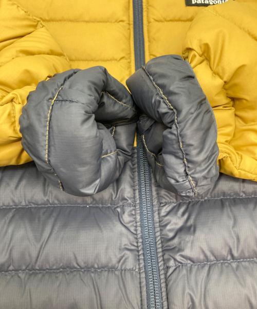 Patagonia（パタゴニア）Patagonia (パタゴニア) ダウン・セーター/ダウンジャケット マスタード×ネイビー サイズ:XSの古着・服飾アイテム