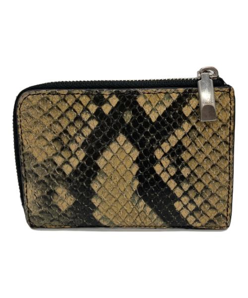BALLY（バリー）BALLY (バリー) パイソン柄コインケース ブラックの古着・服飾アイテム