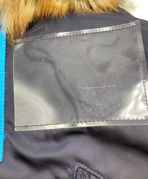 KOLOR（カラー）KOLOR (カラー) ファードッキングブルゾン パープル×ネイビー サイズ:Ｍの古着・服飾アイテム