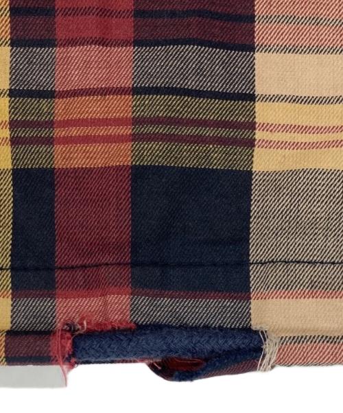 POLO RALPH LAUREN（ポロ・ラルフローレン）POLO RALPH LAUREN (ポロ・ラルフローレン) コットンツイルチェックアノラックパーカー ネイビー×レッド サイズ:Mの古着・服飾アイテム