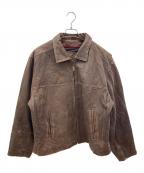 ST JOHN'S BAYセントジョンズベイ）の古着「レザージャケット」｜ブラウン