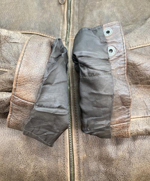 ST JOHN'S BAY（セントジョンズベイ）ST JOHN'S BAY (セントジョンズベイ) レザージャケット ブラウン サイズ:XLの古着・服飾アイテム