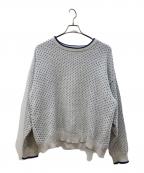 Eddie Bauerエディーバウアー）の古着「バーズアイニット」｜グレー×ブルー