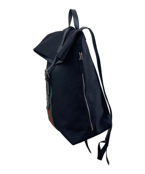 GUCCI（グッチ）GUCCI (グッチ) バックパック ブラックの古着・服飾アイテム
