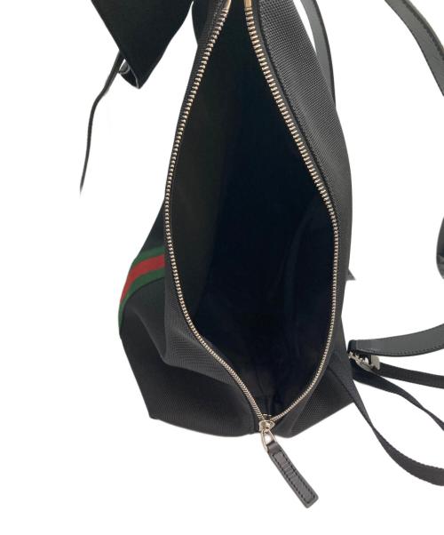 GUCCI（グッチ）GUCCI (グッチ) バックパック ブラックの古着・服飾アイテム