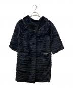 LANVIN en Bleuランバンオンブルー）の古着「ファーコート」｜ブラック