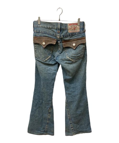 TRUE RELIGION（トゥルー レリジョン）TRUE RELIGION (トゥルー レリジョン) JOEY/フレアデニムパンツ インディゴ サイズ:W30×L33の古着・服飾アイテム