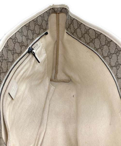 GUCCI（グッチ）GUCCI (グッチ) GGスプリームPVCトートバッグ ベージュの古着・服飾アイテム