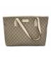 GUCCI（グッチ）の古着「GGスプリームPVCトートバッグ」｜ベージュ
