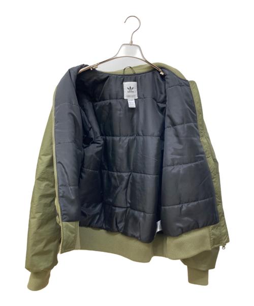 adidas（アディダス）adidas (アディダス) MA-1ジャケット カーキ サイズ:Ⅿの古着・服飾アイテム