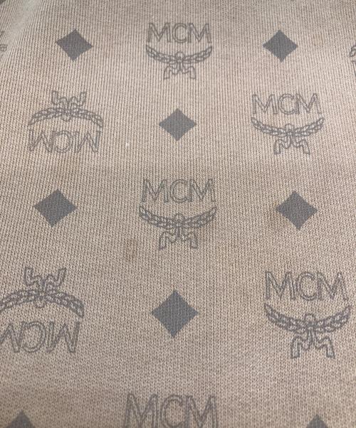 A BATHING APE（ア ベイシング エイプ）A BATHING APE (ア ベイシング エイプ) MCM (エムシーエム) モノグラム総柄シャークフーディ ブラウン サイズ:XLの古着・服飾アイテム