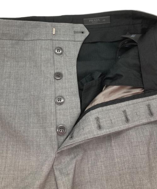 PRADA（プラダ）PRADA (プラダ) スラックス グレー サイズ:46の古着・服飾アイテム