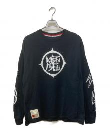 SEVESKIG×KenKen（セヴシグ）の古着「プリントカットソー」｜ブラック