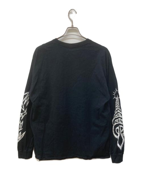 SEVESKIG（セヴシグ）SEVESKIG (セヴシグ) KenKen プリントカットソー ブラック サイズ:Ｌの古着・服飾アイテム