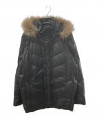 Wind Armorウィンドアーマー）の古着「ラムレザーダウンジャケット」｜ブラック