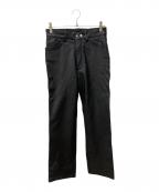 DEGNERデグナー）の古着「レザーパンツ」｜ブラック