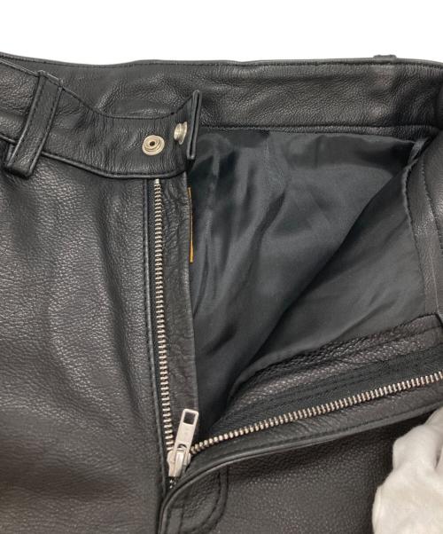 DEGNER（デグナー）DEGNER (デグナー) レザーパンツ ブラック サイズ:Mの古着・服飾アイテム