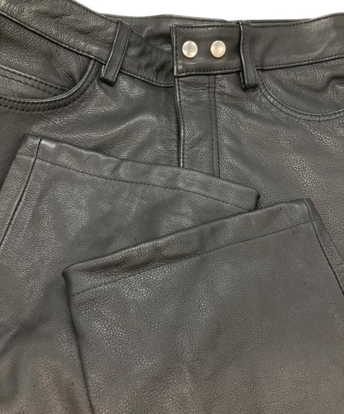 DEGNER（デグナー）DEGNER (デグナー) レザーパンツ ブラック サイズ:Mの古着・服飾アイテム