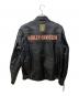 HARLEY-DAVIDSON (ハーレーダビッドソン) ワッペンデザインライダースジャケット ブラック サイズ:M：18000円