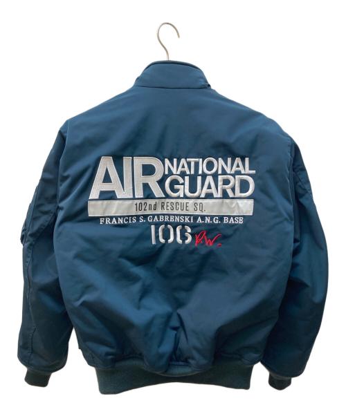 AVIREX（アヴィレックス）AVIREX (アヴィレックス) ミリタリージャケット ブルー サイズ:Mの古着・服飾アイテム