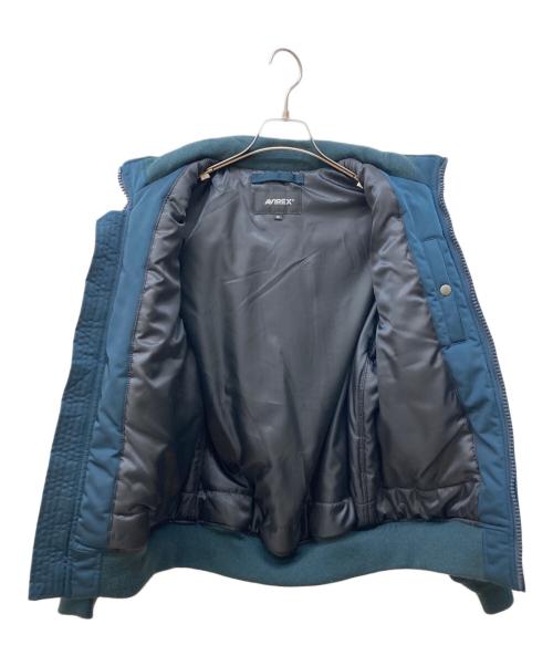 AVIREX（アヴィレックス）AVIREX (アヴィレックス) ミリタリージャケット ブルー サイズ:Mの古着・服飾アイテム