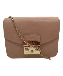 FURLA（フルラ）の古着「メトロポリスショルダーバッグ」｜ピンク