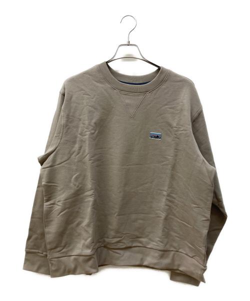 Patagonia（パタゴニア）Patagonia (パタゴニア) デイリー・クルーネック・スウェットシャツ ベージュ サイズ:Ｌの古着・服飾アイテム