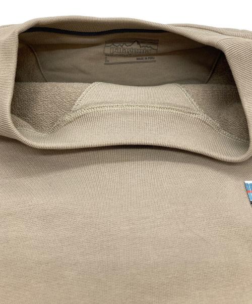 Patagonia（パタゴニア）Patagonia (パタゴニア) デイリー・クルーネック・スウェットシャツ ベージュ サイズ:Ｌの古着・服飾アイテム