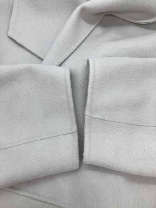 DES PRES（デ プレ）DES PRES (デ プレ) ダブルフェイスメルトンオープンカラーショートコート アイボリー サイズ:36の古着・服飾アイテム