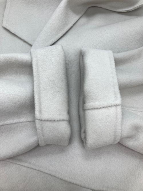 DES PRES（デ プレ）DES PRES (デ プレ) ダブルフェイスメルトンオープンカラーショートコート アイボリー サイズ:36の古着・服飾アイテム