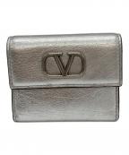 VALENTINO GARAVANIヴァレンティノ・ガラヴァーニ）の古着「3つ折り財布」｜シルバー