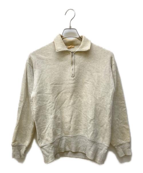 Healthknit（ヘルスニット）Healthknit (ヘルスニット) ハーフジップスウェット グレー サイズ:Mの古着・服飾アイテム