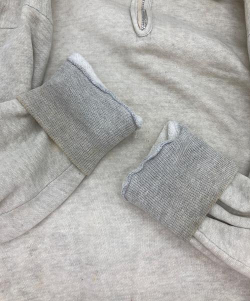 Healthknit（ヘルスニット）Healthknit (ヘルスニット) ハーフジップスウェット グレー サイズ:Mの古着・服飾アイテム