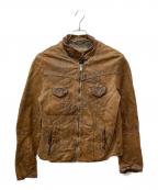 GIORGIO BRATOジョルジョブラッド）の古着「シープレザージャケット」｜ブラウン